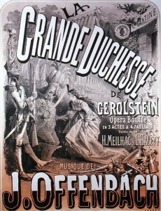 Poster for 'La Grande Duchesse de Gerolstein' by Jacques Offenbach (1819-90)