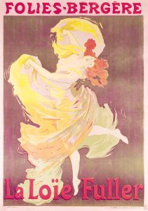 Poster advertising Loie Fuller (1862-1928) at the Folies Bergeres, 1897