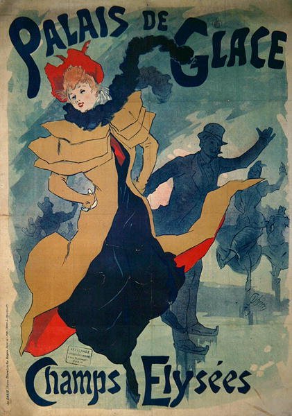 Poster advertising the Palais de Glace on the Champs Elysees